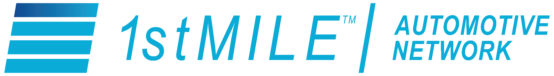 1stMILE Automotive Network logo (for use on light backgrounds)