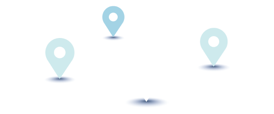 location pins